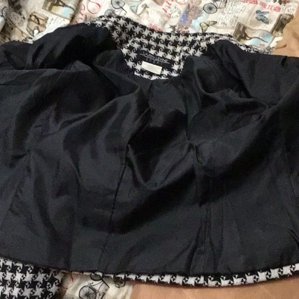 Houndstooth Wool Jacket - image 8